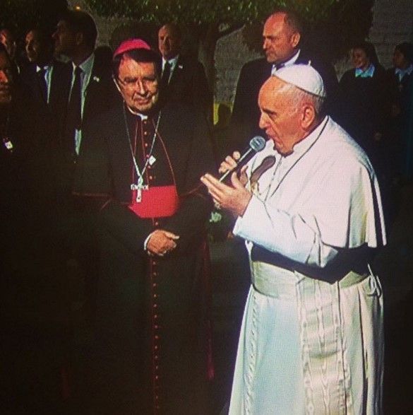 La llegada del papa Francisco en imágenes - papaenmex-12feb-papaenmex2