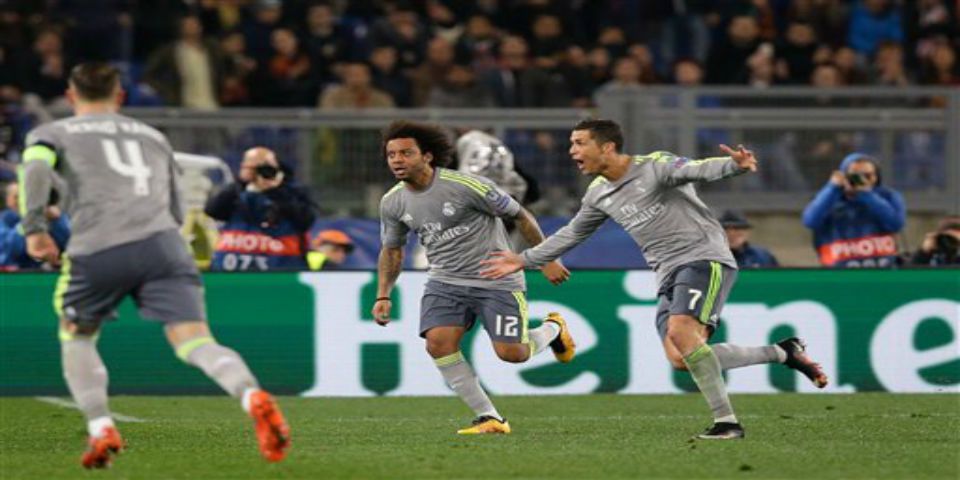 Real Madrid saca ventaja en Roma