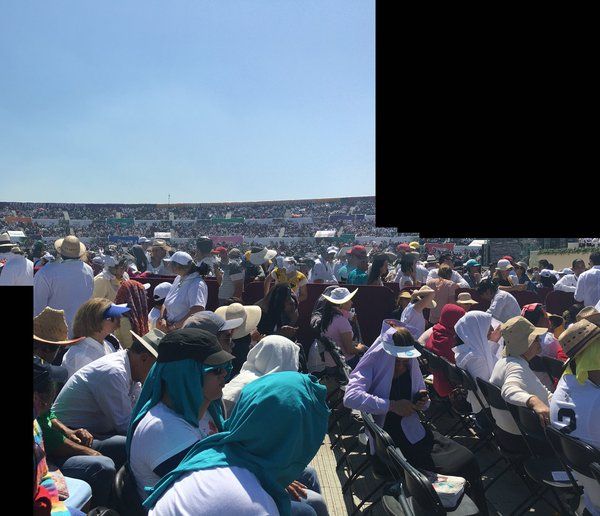 Miles esperan bajo el sol al papa Francisco en Chiapas - sol-calor-chiapas-papa-francisco-1