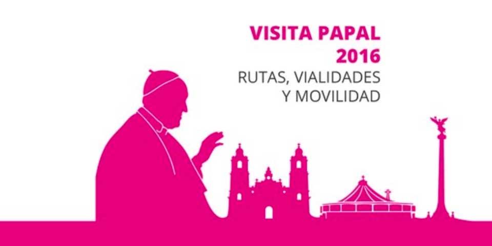 Cierres y alternativas por visita del papa Francisco