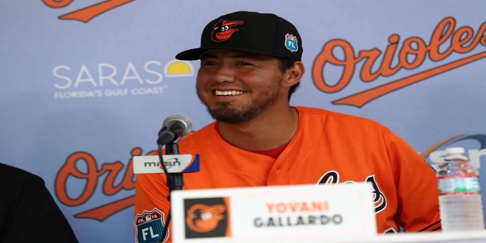 Orioles de Baltimore presentan a Yovani Gallardo Orioles de Baltimore presentan a Yovani Gallardo