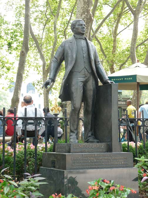 Estatua de Benito Juárez en Nueva York cumple 12 años - 28.benito