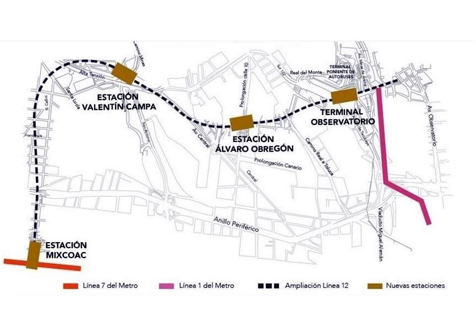 Ampliación de Línea 12 del Metro iniciará en abril - 2808821