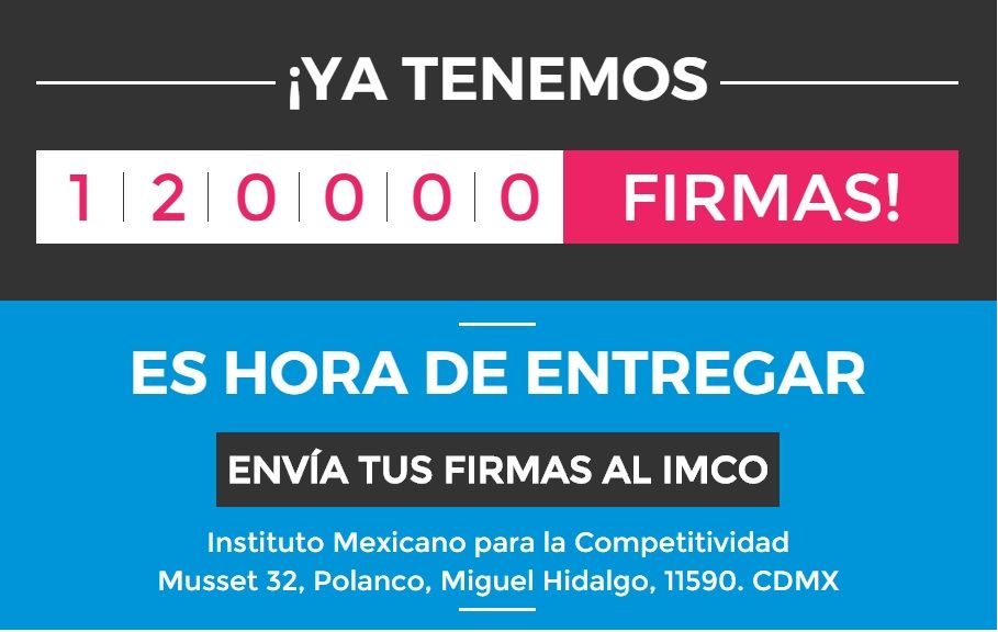 Iniciativa "3 de 3" consigue las firmas requeridas. Podrá ser llevada al Congreso - 3-de-3