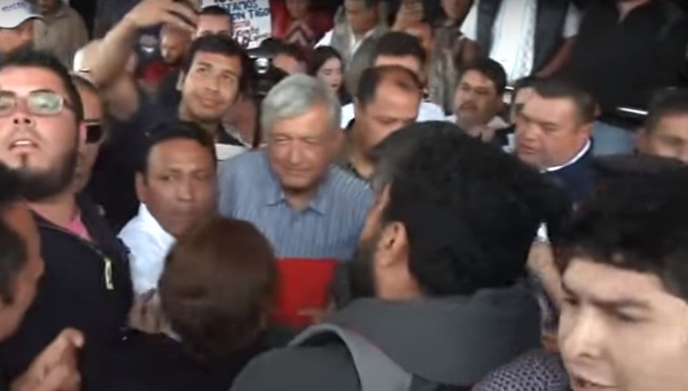 AMLO culpó a provocadores de agresión en Tijuana