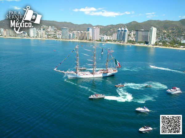 Zarpa Buque Escuela Cuauhtémoc. Visitará 17 puertos de 13 países - Buque-Escuela-Cuauhtémoc-2