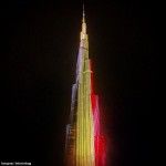 Iluminan construcciones emblemáticos con los colores de Bélgica - Burj-Khalifa-belgica-1-150x150
