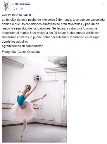 Por seguridad y salud de bailarines se canceló 'El Lago de los Cisnes': INBA - CNDanza-Lago-Cisnes