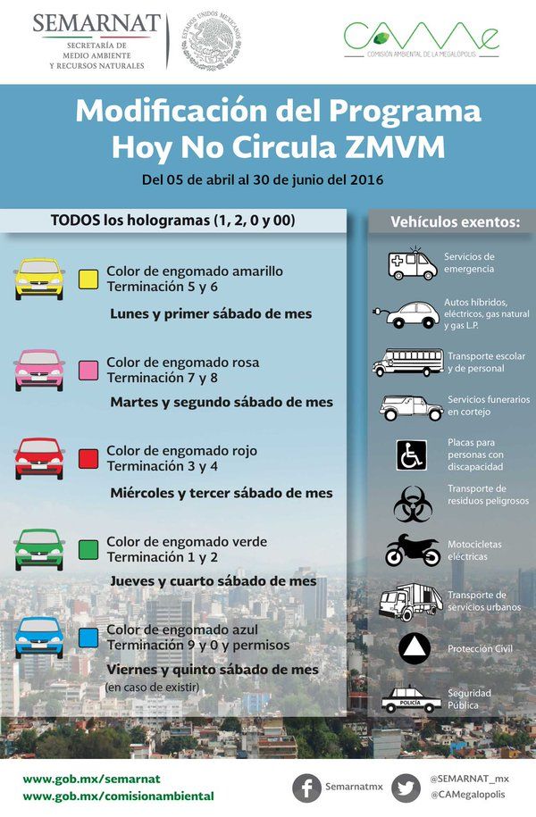 ¿Qué día no circulará su auto? - Ce1kaGZUEAAN1sP