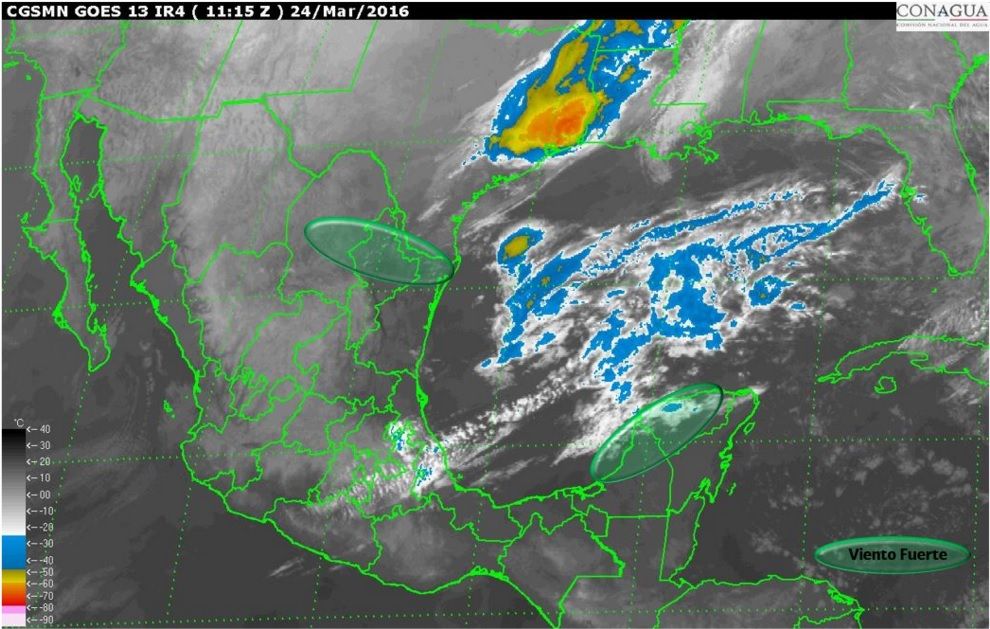 Prevén lluvias dispersas en el Valle de México - Clima-24-Marzo