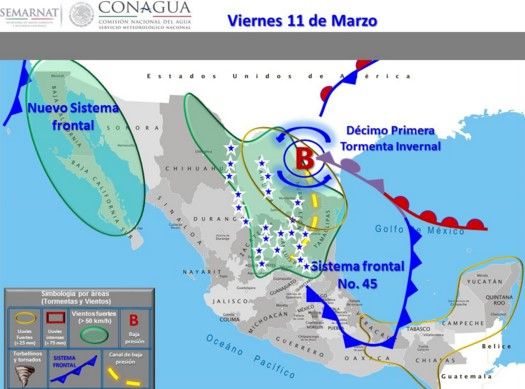 Bajarán temperaturas este viernes en el Valle de México - Conagua-clima-10mar