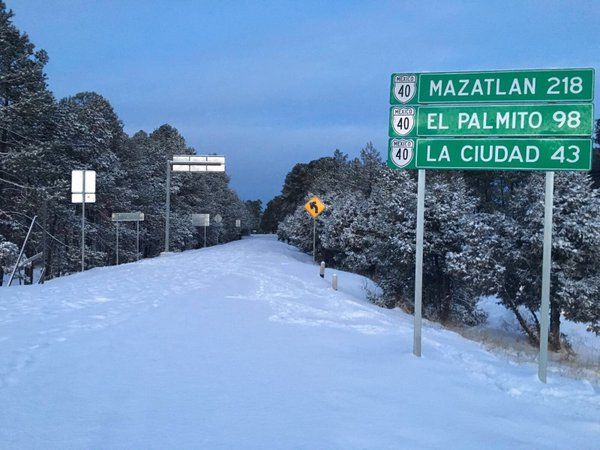Histórica nevada en territorio mexicano Histórica nevada en territorio mexicano