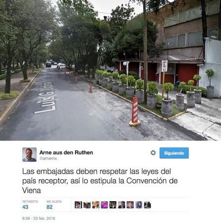 Conflicto diplomático entre Arne y la embajada de Belice - Embajada-Belice-Arne