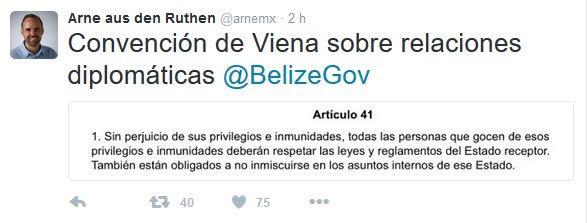 Conflicto diplomático entre Arne y la embajada de Belice - Embajada-Belice-Arne3
