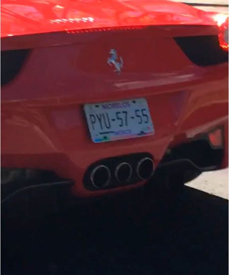 Video: Escoltas en Ferrari agreden a conductor en Viaducto Tlalpan - Ferrari