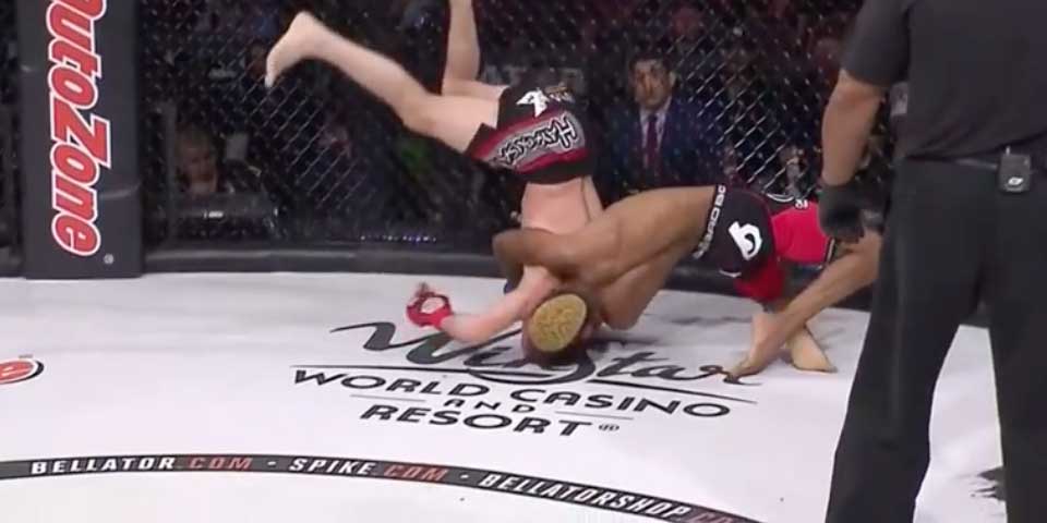 Video: impresionante nocaut en pelea de artes marciales mixtas