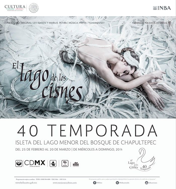 Por seguridad y salud de bailarines se canceló 'El Lago de los Cisnes': INBA - Lago-de-los-Cisnes-Chapultepec