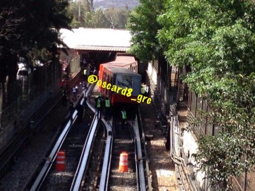 Descarrila tren de la Línea 5 del Metro - Linea-5-Politecnico-oscard8_gre