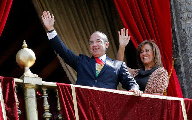 Calderón niega haber sacado al Ejército a las calles para legitimarse - Margarita-Zavala-Felipe-Calderon