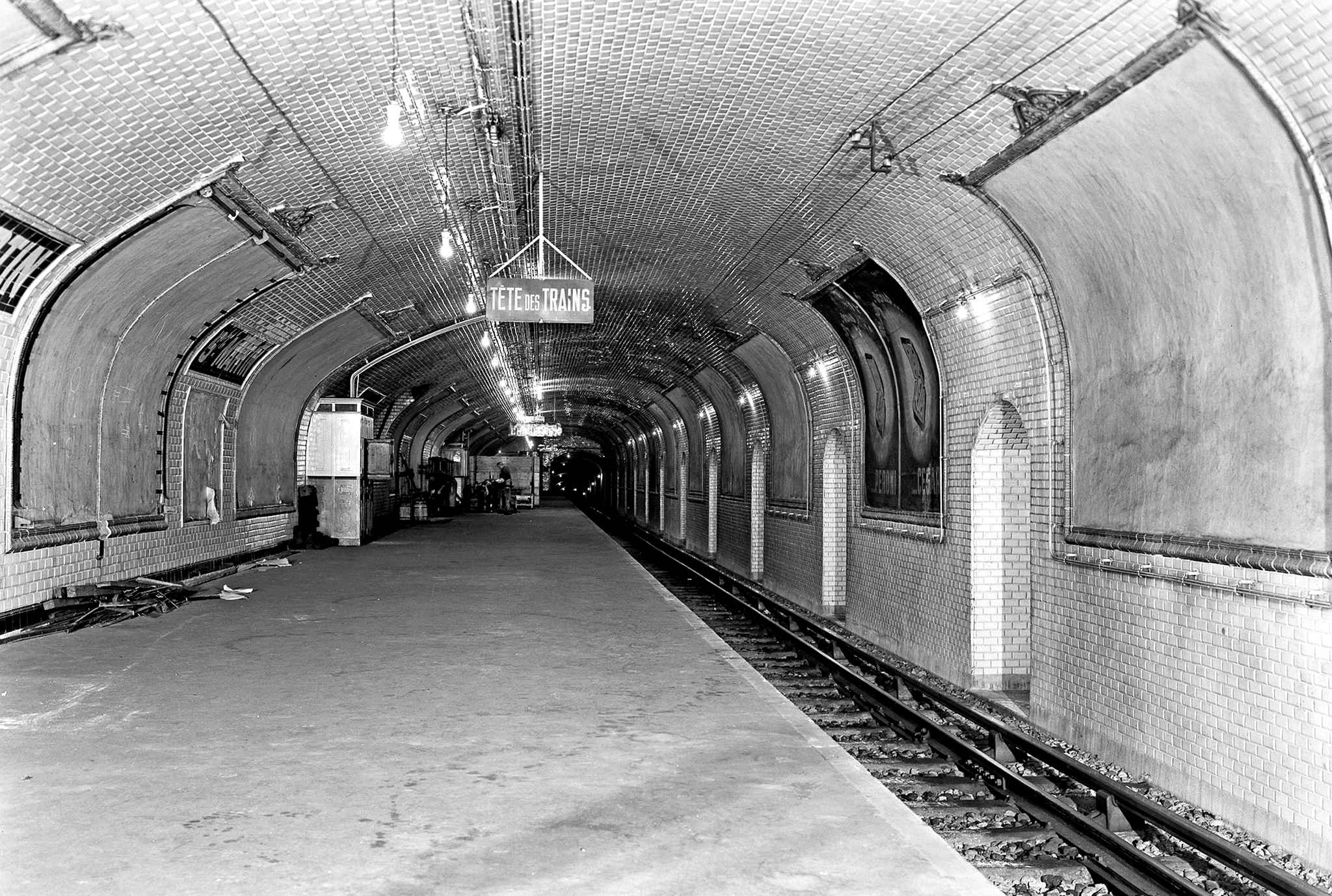 Las estaciones fantasma del Metro de París - Martin-Nadaud-metro-paris