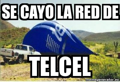 Se cae la red de Telcel en Puebla - Meme-Red-telcel-Puebla-3