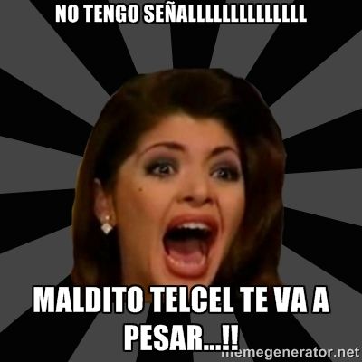 Se cae la red de Telcel en Puebla - Meme-Red-telcel-Puebla