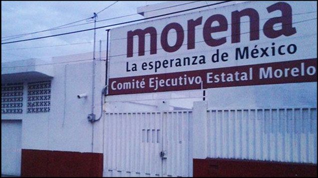 Roban equipo y documentos de Morena en Cuernavaca
