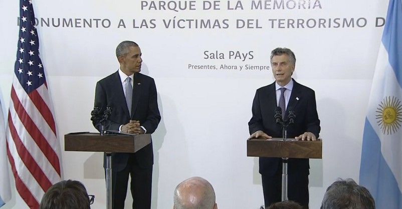 EE.UU. tardó en defender los derechos humanos en Argentina: Obama - Obama-Macri-Casa-Rosada-1