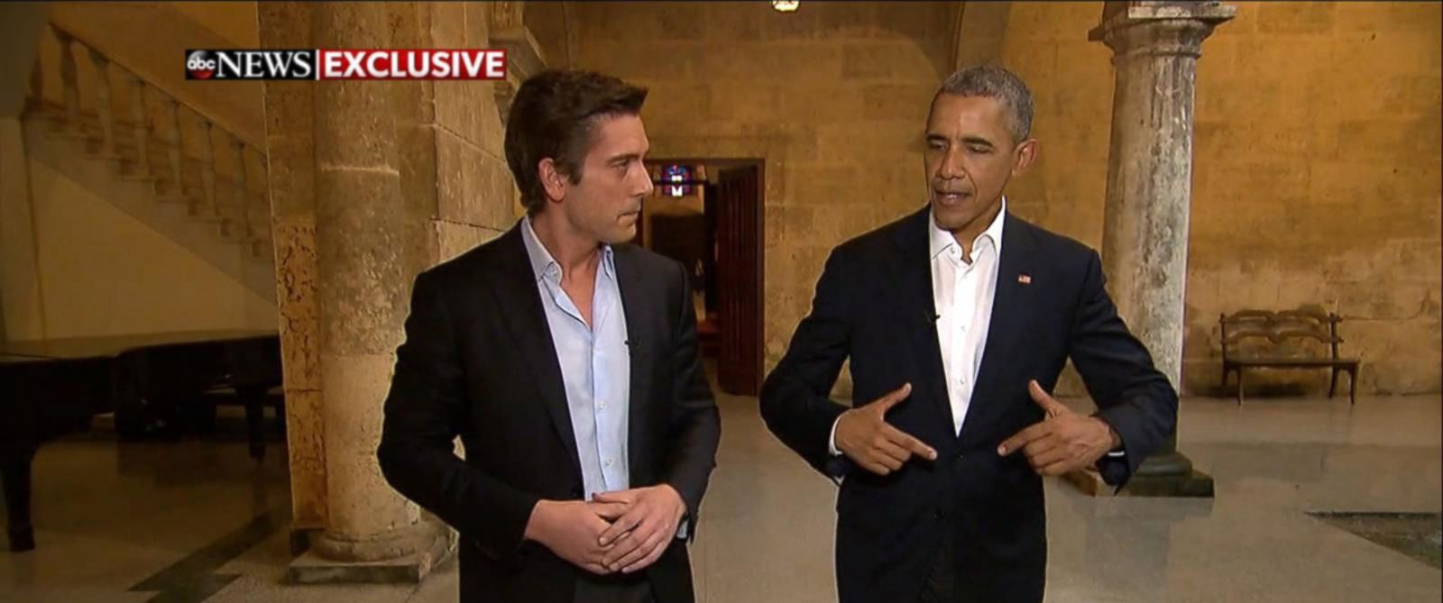 Google beneficiará a la comunicación e iniciativa privada en Cuba: Obama - Obama-entrevista-ABC