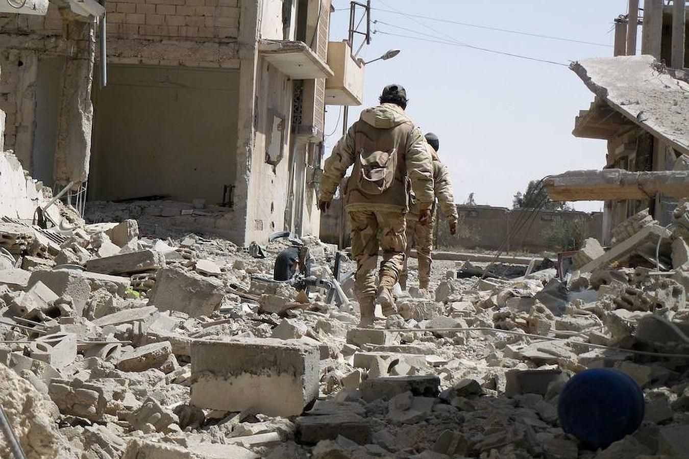 Ejército de Siria recupera la ciudad de Palmira - PALMIRA-5