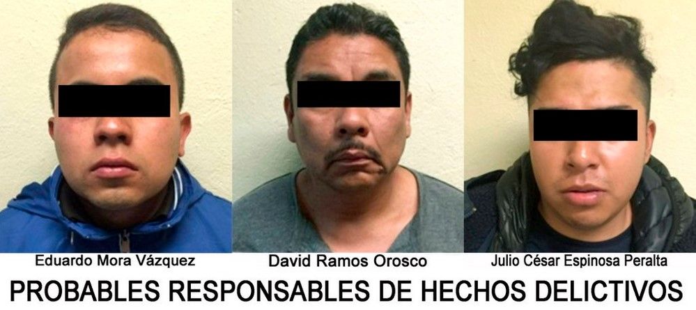 PGJ detiene a 3 sujetos que robaban a cuentahabientes en Iztacalco - PGJ_