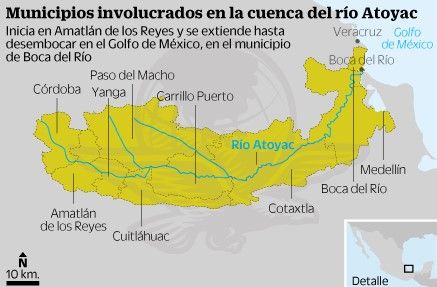 Socavón seca el río Atoyac en Veracruz - Rio-Atoyac-Veracruz-El-Universal