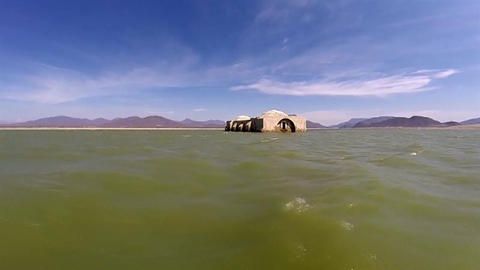 Por sequía, templo del siglo XVI emerge del agua en Oaxaca - Templo-dominico-Oaxaca-2