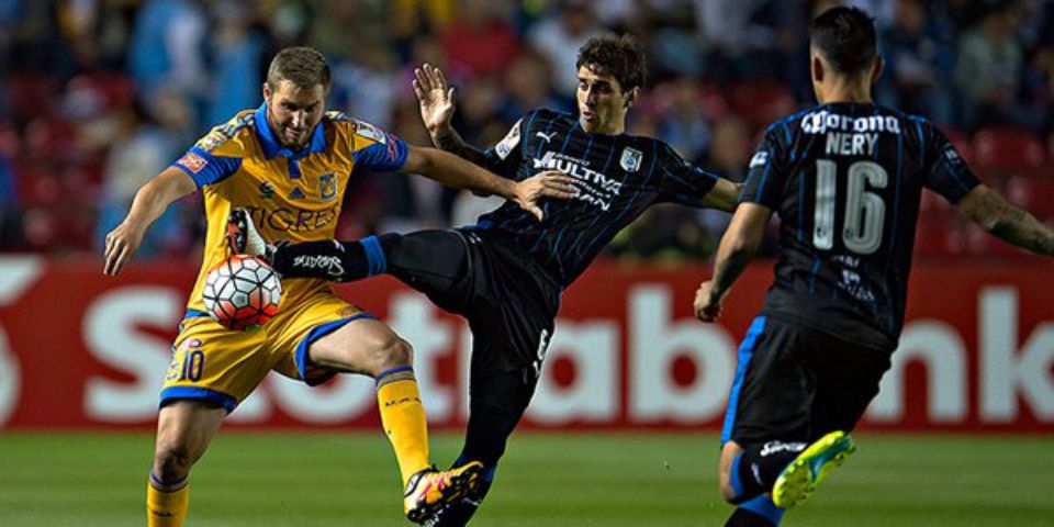 Tigres y Querétaro igualan en la ida de semifinales de Concachampions