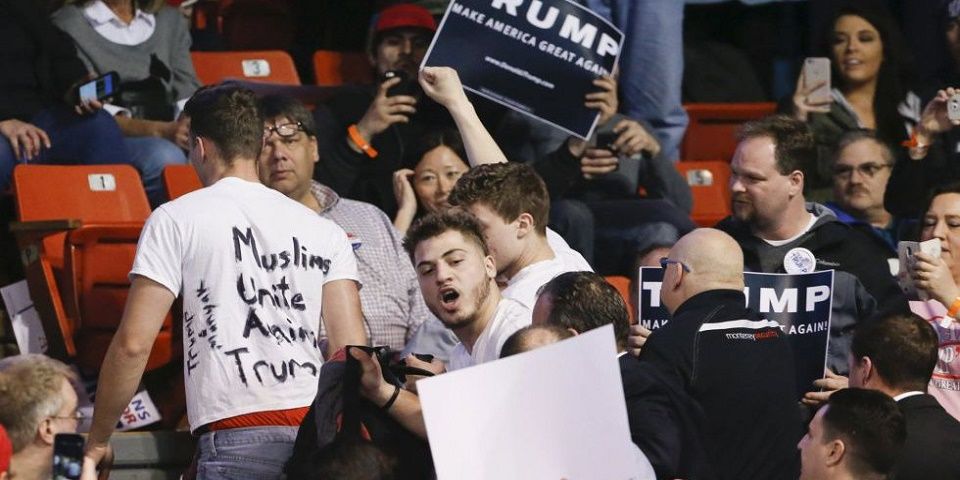 Donald Trump cancela mitin en Chicago por brote de violencia