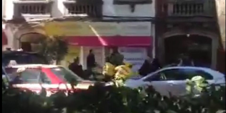Video: pelean policías con escoltas en la Cuauhtémoc