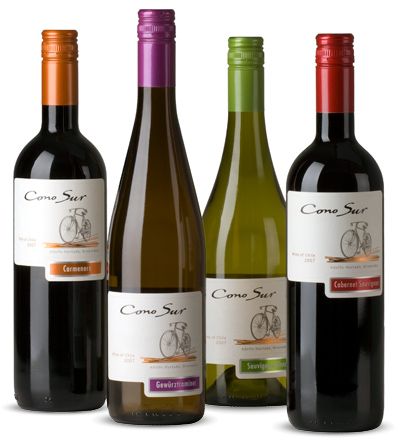 Designan a vino chileno como bebida oficial del Tour de Francia - Vinos-cono-sur-La-bicicleta