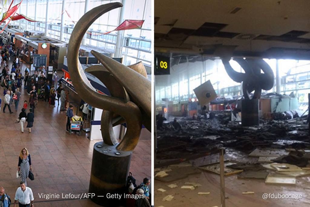 Pánico en Bruselas. Ataques terroristas dejan al menos 34 muertos - ataques-bruselas-1-1024x684