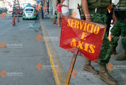 Disparan contra sitio de taxis en Acapulco - balacera-aca-
