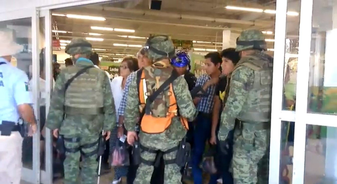 Cinco heridos por balacera en Aurrerá de Acapulco