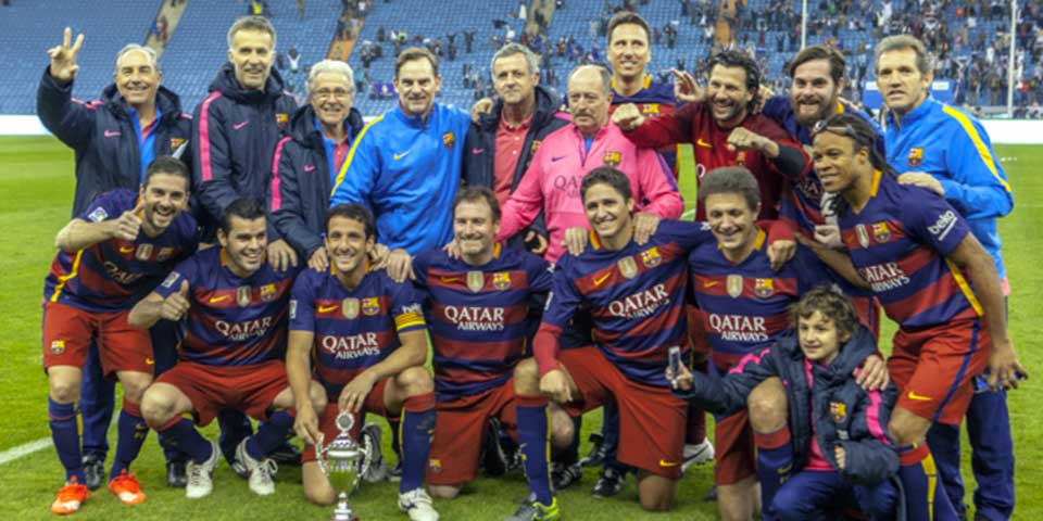 Leyendas del Barcelona enfrentarán a combinado mexicano en Querétaro