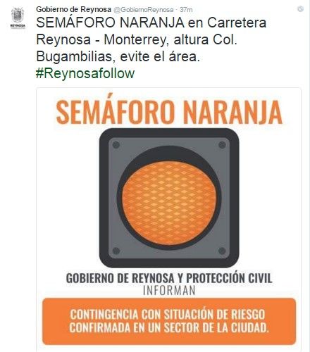 Otro día de bloqueos y balaceras en Reynosa - bloqueo-reynosa-18mar-gobiernoreynosa
