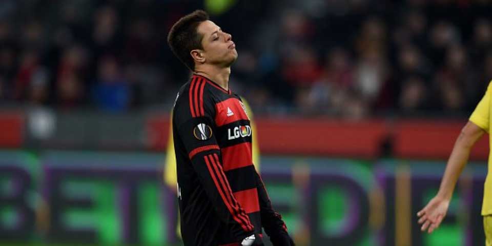 Chicharito y Bayer Leverkusen quedan fuera de Europa League