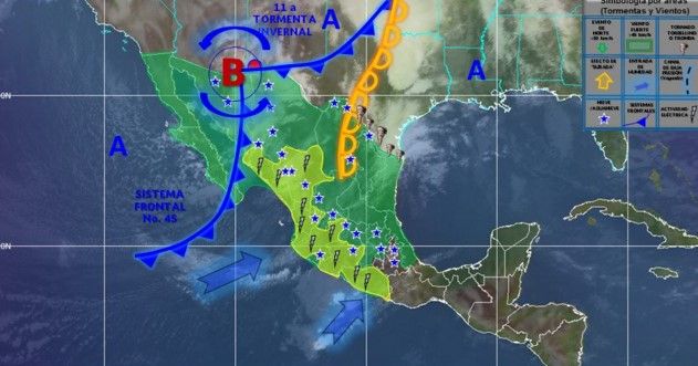 Nevará en el Valle de México - clima-8mar-Conagua