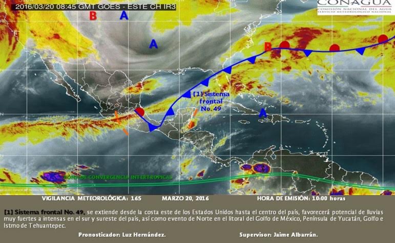 Pronostican lluvias aisladas en el Valle de México - clima-mexico-21mar-conagua