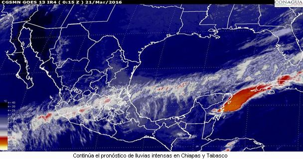 Pronostican lluvias aisladas en el Valle de México - clima-mexico-21mar-conagua2