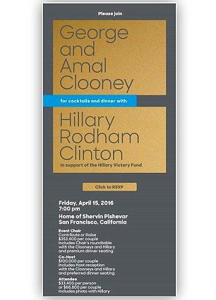 Sanders llama 'obsceno' al financiamiento de la campaña de Hillary Clinton - clooney-4