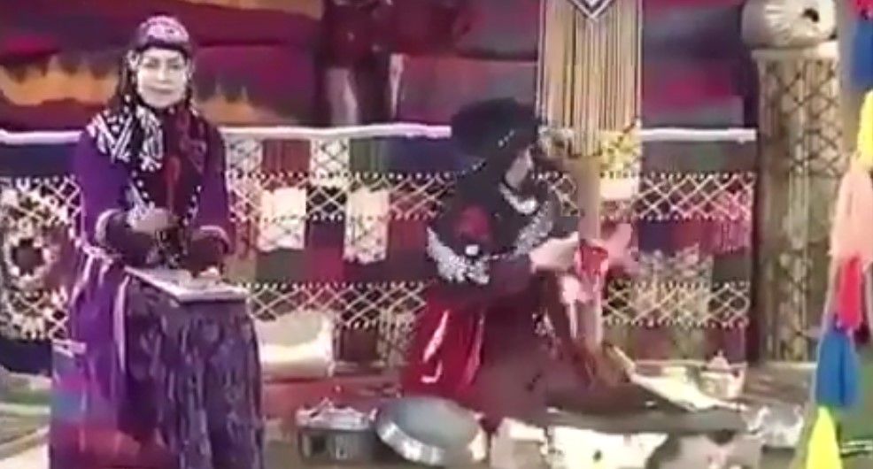 Video: accidente en programa de televisión de Irán