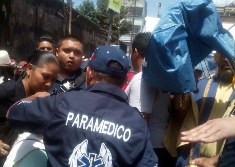 Dos heridos tras caída de escenografía en Iztapalapa - columna-iztapalapa-Shelma-Torres-Reforma