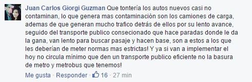 Redes sociales explotan por ampliación del programa Hoy No Circula - comentario-Hoy-No-Circula2